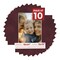Dark Red Suede Mat Board for 16x24 Frames - Fits 13x19 Photos